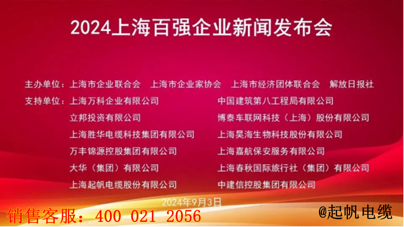 1.2024年上海百強企業新聞發布會